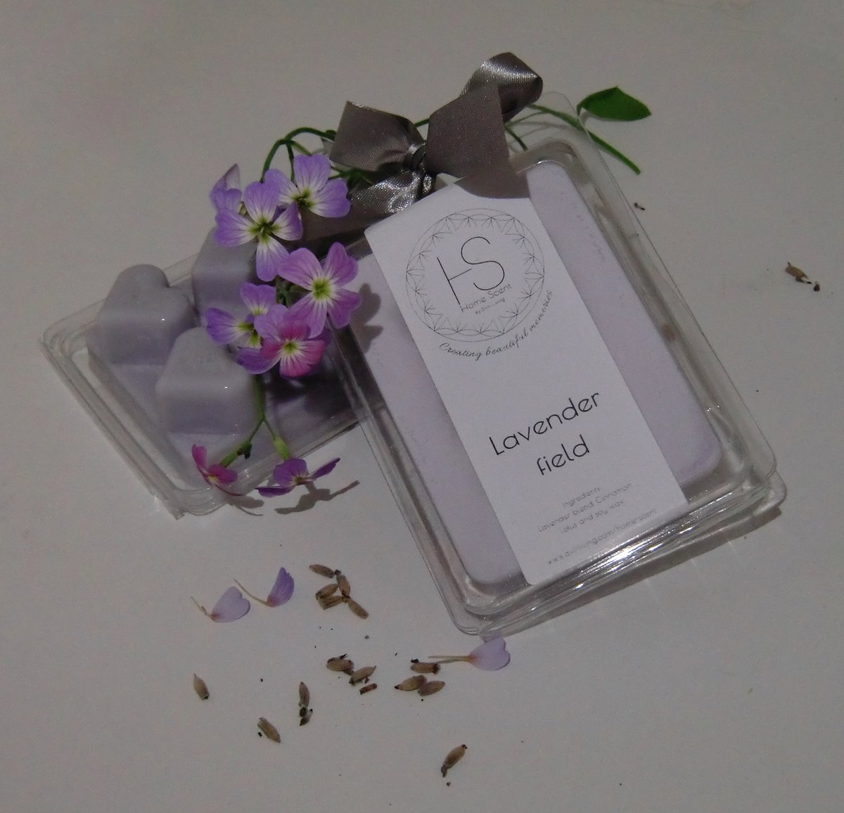 HomeScent | Lavender field vegan wax melt 2 stuks