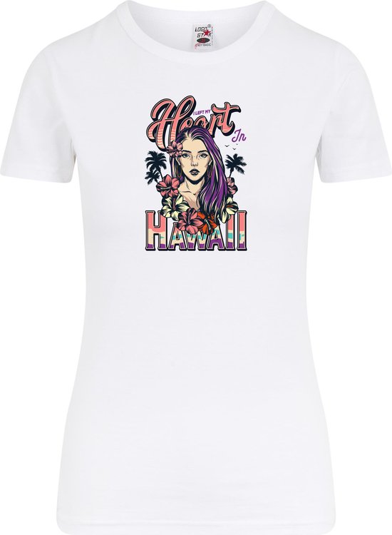 Klere-Zooi - I Left My Heart In Hawaii - Dames T-Shirt - 4XL
