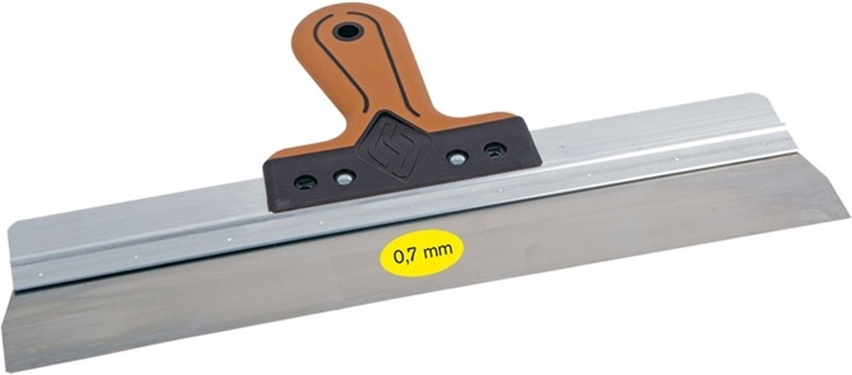 Gipsmes - Super Prof - aluminium 570x0,7 mm RVS met Softgreep