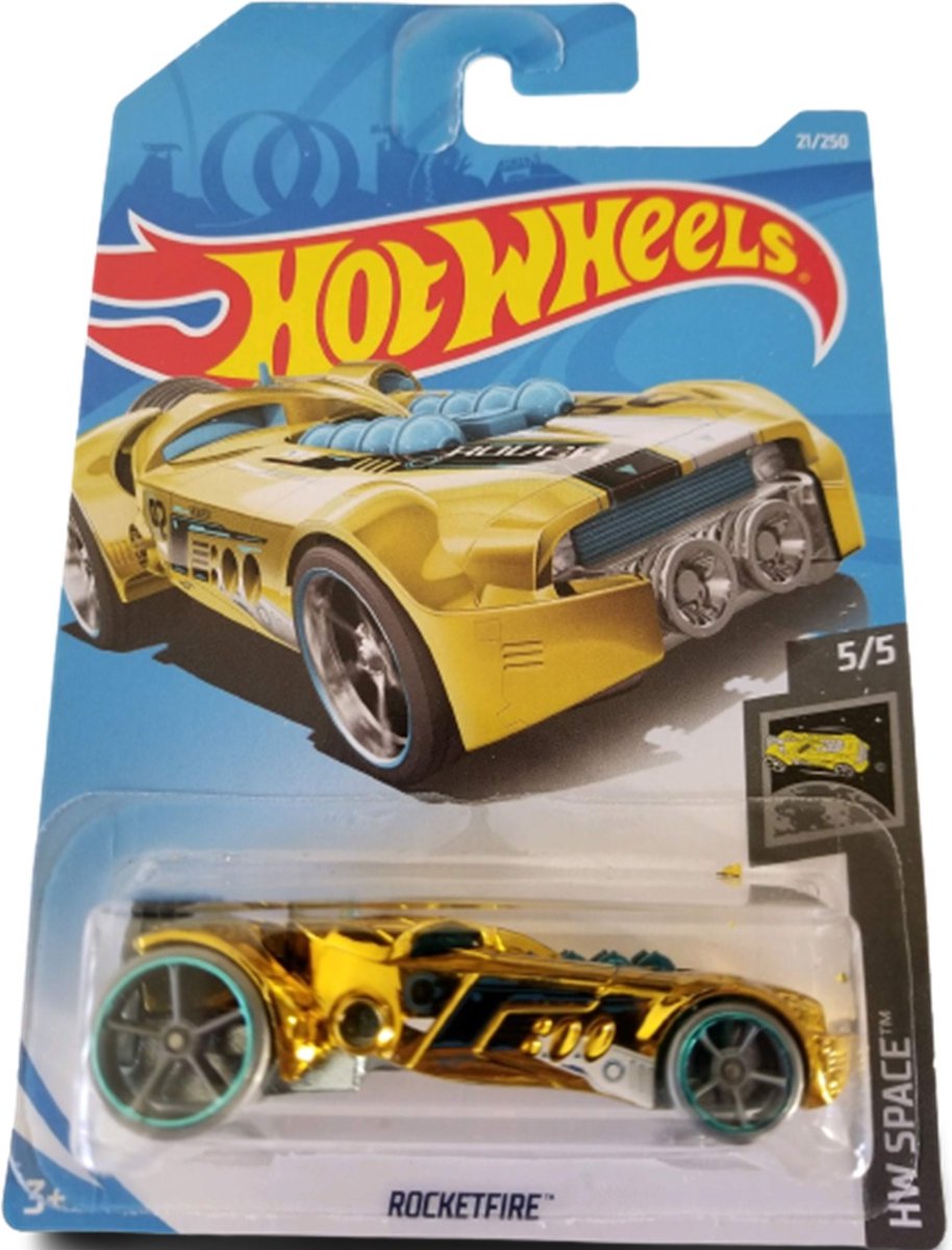 Hot Wheels Rocketfire die cast voertuig - 7 cm - Schaal 1:64 ...
