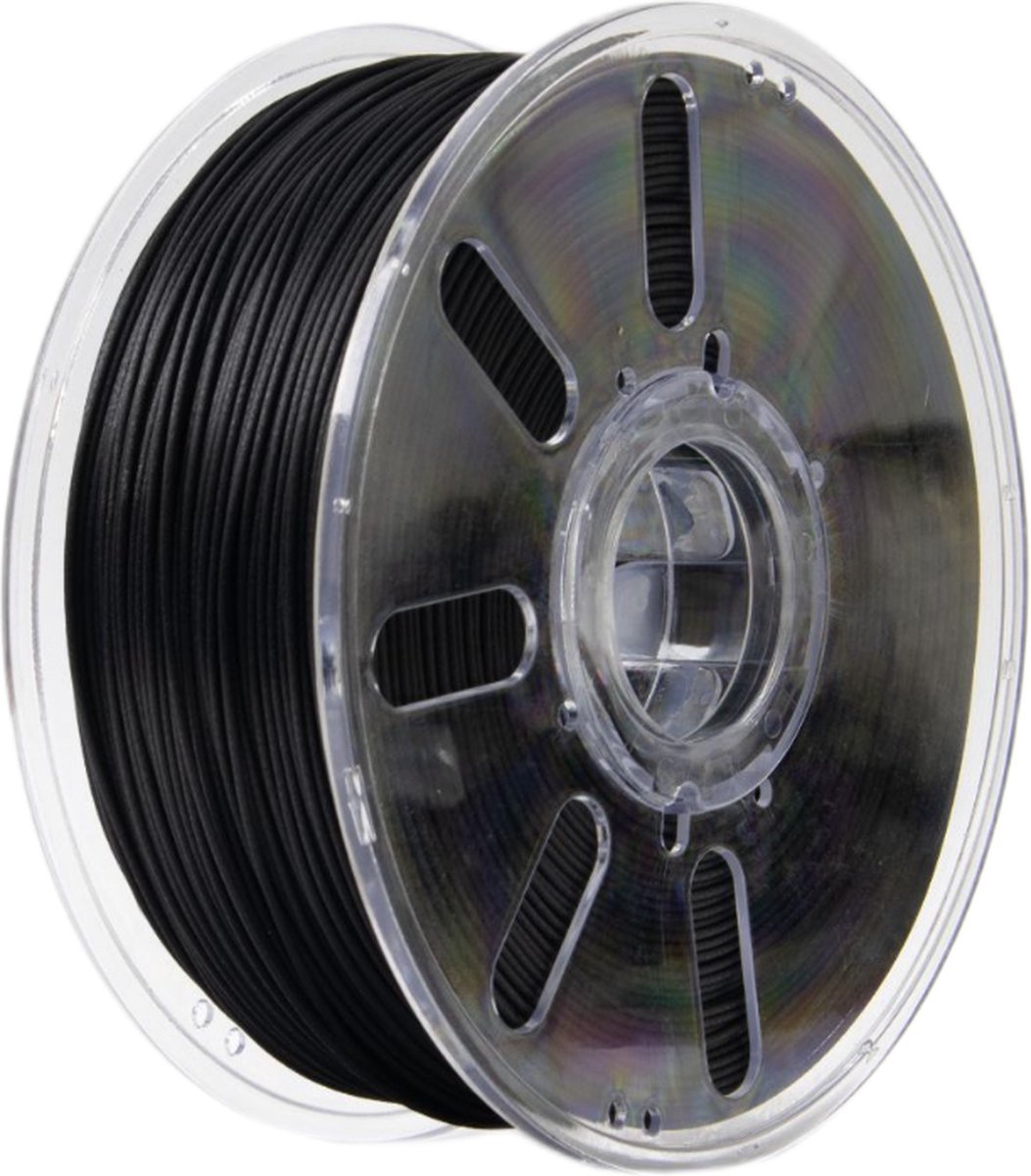 Microzey Pla Premium Metallic Zwart / Black Filament 1,75 mm 1 kg