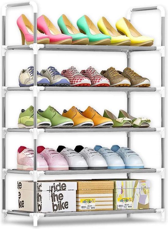 60 x 30 x 90 centimeter Schoenenrek - schoenenkast - voor het opbergen van schoenen - ruimtebesparend - voor veel paar schoenen