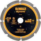 DeWALT Cirkelzaagblad voor Cementplaten | Extreme | Ø 216mm Asgat 30mm 8T - DT1473-QZ