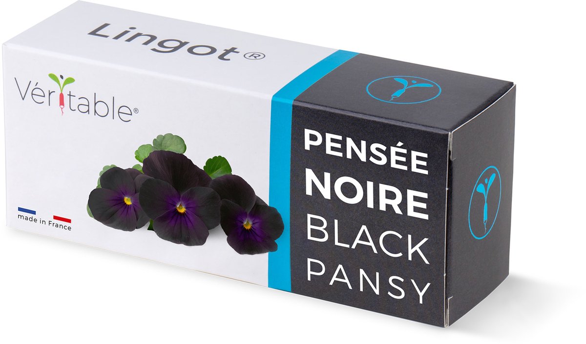 Véritable® Lingot® BLACK PANSY - Zwarte VIOOLTJES navulling voor alle Véritable® binnenmoestuin-toestellen