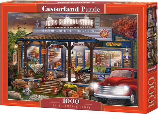 Foto: Castorland legpuzzel jeb s general store 68 cm 1000 stukjes