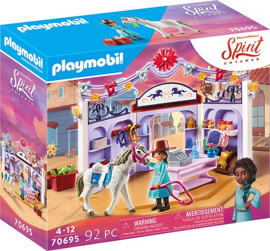 PLAYMOBIL Spirit Boutique d'équitation de Miradero - 70695