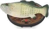 Big mouth billy bass zingende vis aan een plankje