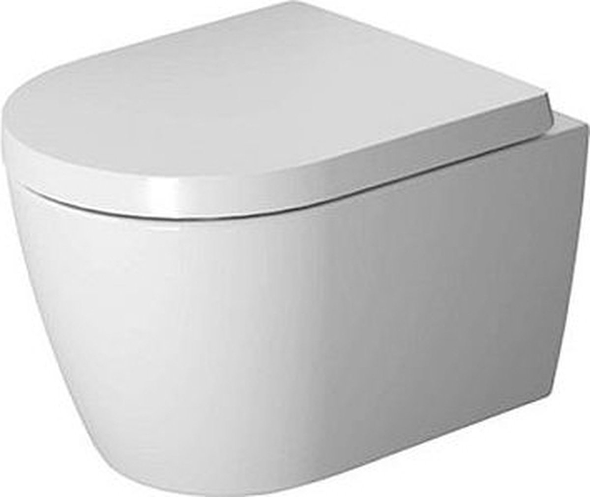Abattant WC Starck 2 Pour Duravit - Bois Enrobé De Résine Polyester - Blanc - Fixation Par Le Haut