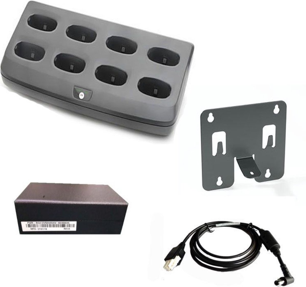Zebra battery charging station, 8 slots