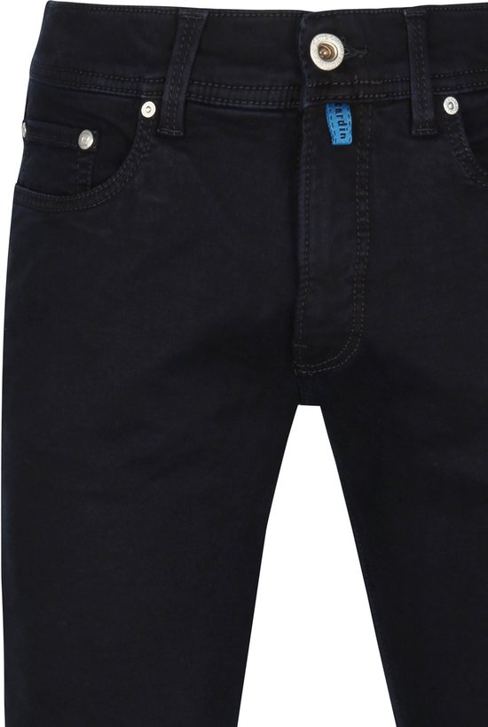 Pierre Cardin - Pantalon Lyon Future Flex Blauw Foncé - Coupe Moderne - Pantalon Homme taille W 34 - L 32