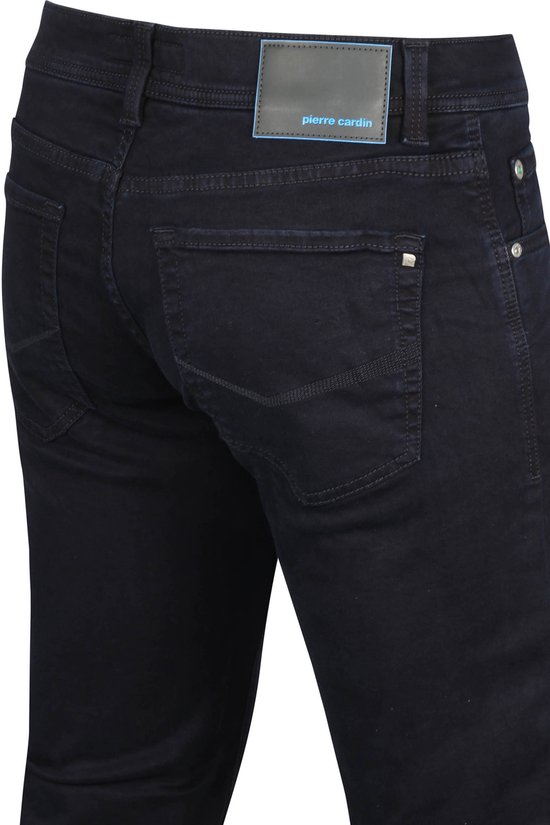 Pierre Cardin - Pantalon Lyon Future Flex Blauw Foncé - Coupe Moderne - Pantalon Homme taille W 34 - L 32