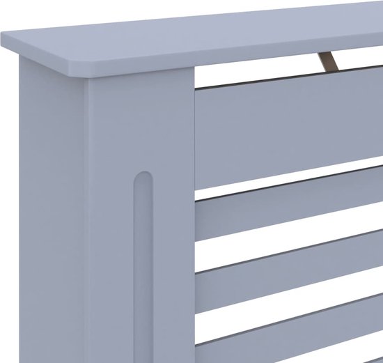 vidaXL Radiatorombouw 112x19x81.5 cm MDF wit