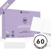 Cosmeau Wasstrips 60 Wasbeurten Lavendel Wasmiddel Wasvellen Detergent Sheets Eco Laundry Strips - Biologisch Cosmo Cosmea Kosmo