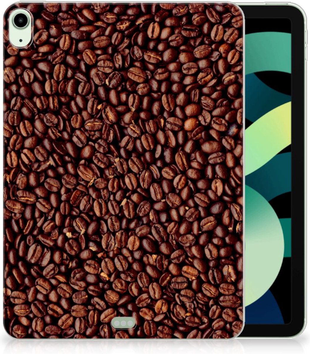 Back Cover voor iPad Air (2020/2022) 10.9 inch Tablet Cover Koffiebonen