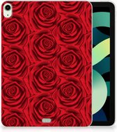 Hoesje ontwerpen iPad Air (2020/2022) 10.9 inch Foto Cover Red Roses met doorzichte zijkanten