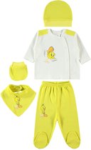Tweety happy day 5-delige baby newborn kleding set - Newborn set - Babykleding - Babyshower cadeau - Kraamcadeau