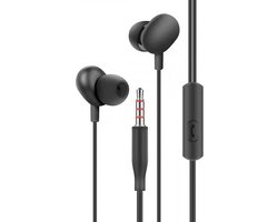 Fontastic 255441 In-Ear Headset - Oordopjes met microfoon - Zacht Zwart