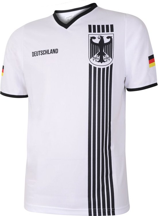 Maillot de football Allemagne Domicile - Rayures Zwart Wit - Enfants et Adultes- S