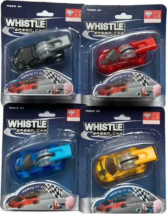 Whistle Speedcar - 4 verschillende