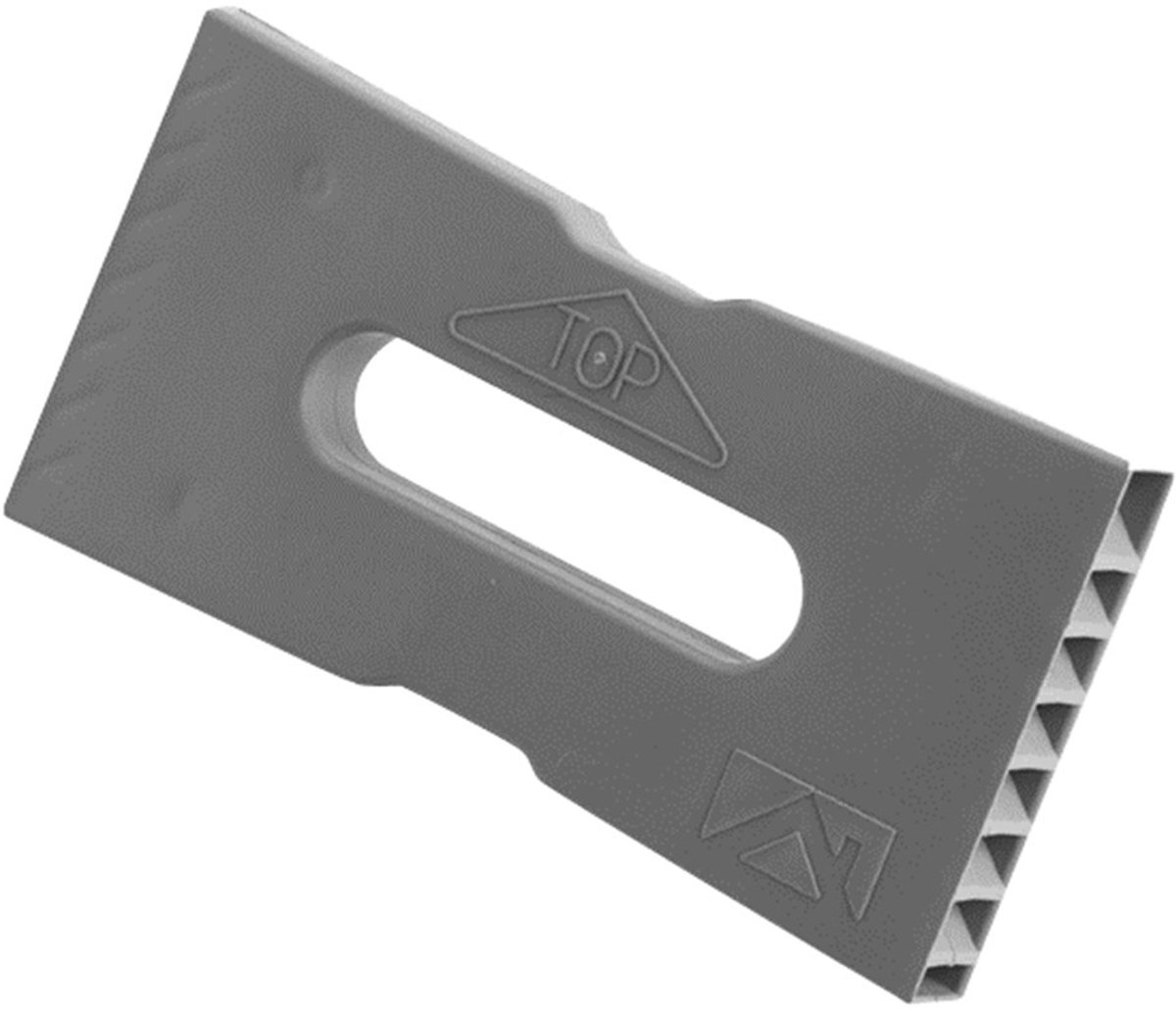Ubbink stootvoegventilatie - 100 x 50 x 10 mm - zwart