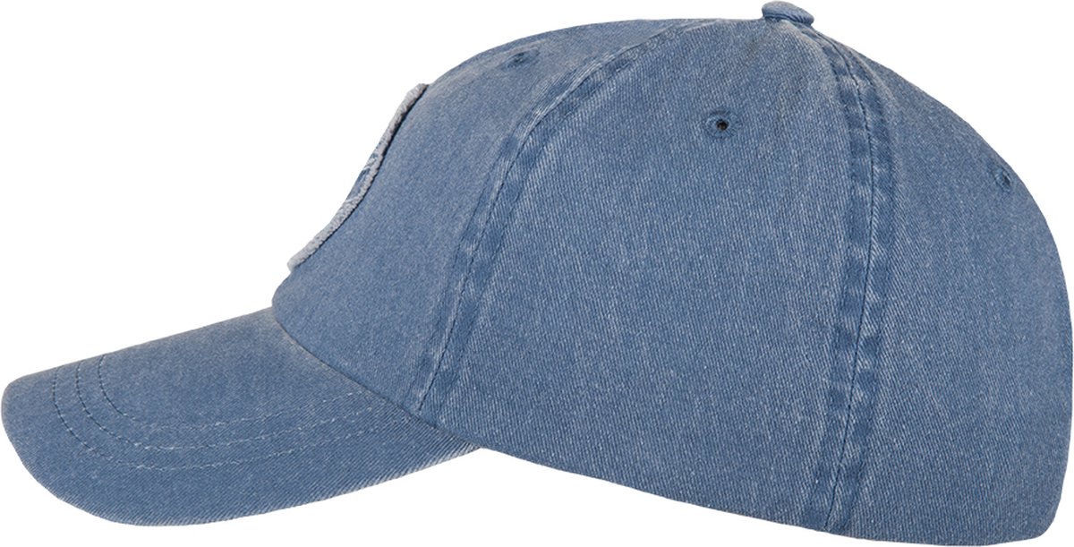 Hatland - UV-Baseball pet met logo voor volwassenen - Ymir - Marineblauw - maat Onesize
