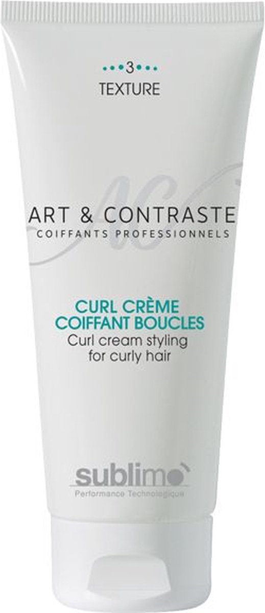 SUBLIMOArt & contraste - Crème coiffante boucles