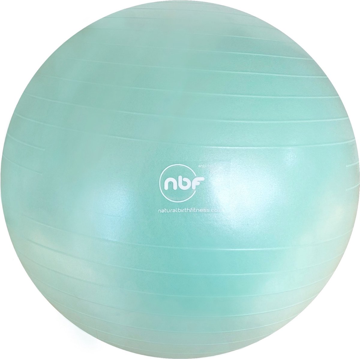 Birth Ball - 65 cm - mint - Natural Birth & Fitness Ball met pomp - Zwangerschapsbal