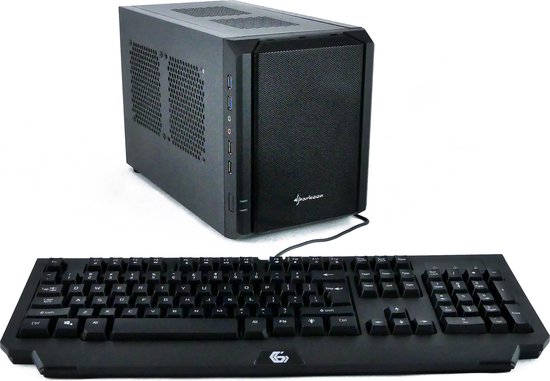 Mini Desktop PC / ITX Office Computer - i5 12400 6-core - 240GB SSD - 8GB RAM - WiFi / Bluetooth - Win11 Pro - QB1