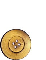 Kwalitatieve Houten Vieroog Knopen | 4-oog Knoop | Set van 5 - 35MM