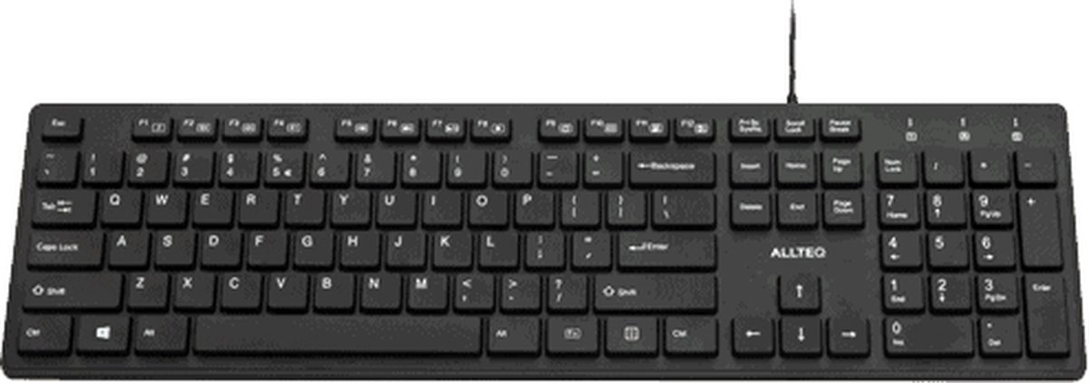 Gembird KB-MCH-04 toetsenbord USB QWERTY Amerikaans Engels Zwart