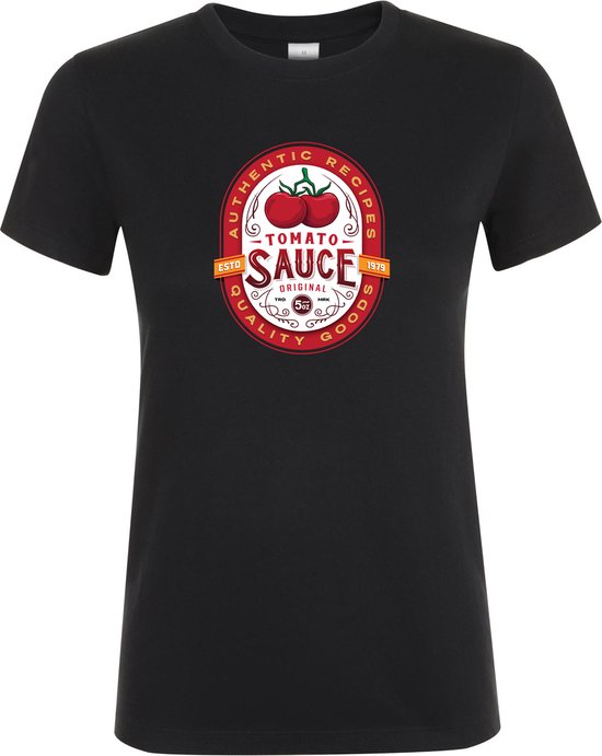 Klere-Zooi - Tomato Sauce - Dames T-Shirt - 3XL