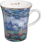 Goebel - Claude Monet | Koffie / Thee Mok Waterlelies met wilg | Beker - porselein - 400ml