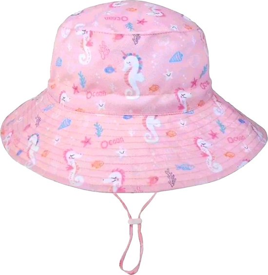 Chapeau de soleil enfant licorne rose arc-en-ciel - Petite fille (3 à 8 ans)  - Chapeau... | bol.com