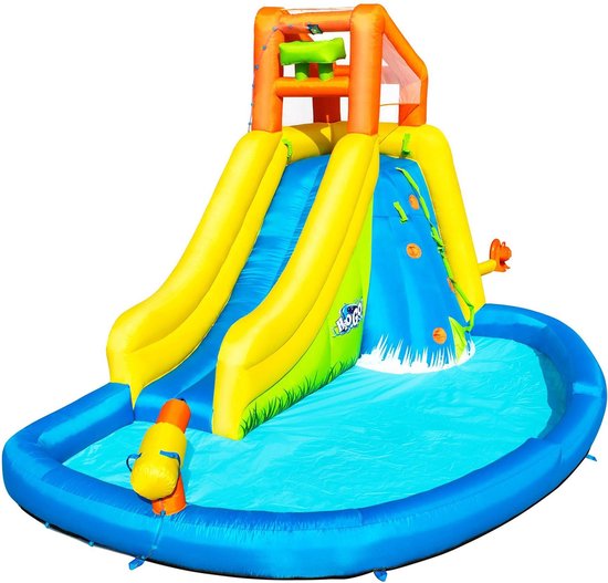 Bestway H2OGO! waterpark mount splashmore – speelzwembad met glijbaan