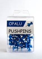 Opalu Push Pins Blauw 40 stuks