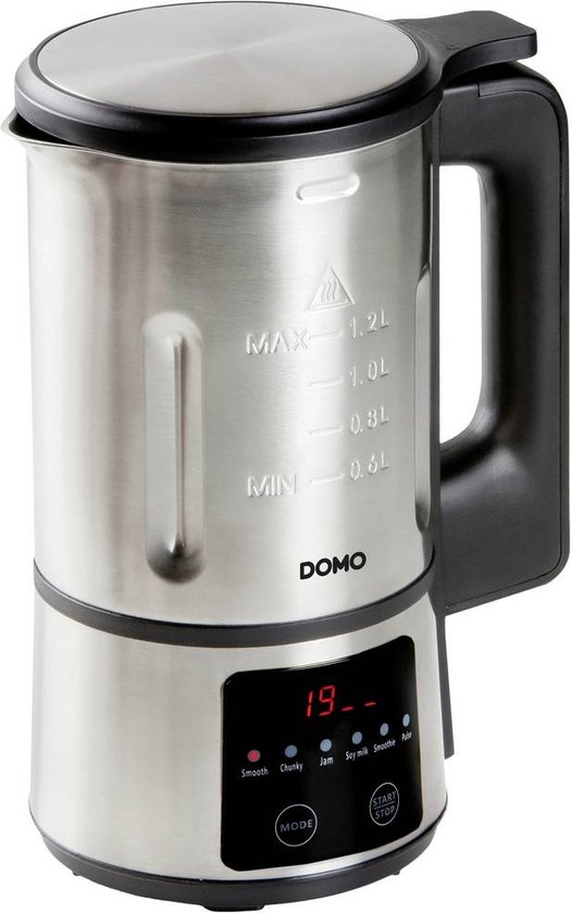 DOMO My Soup Express Soepmaker RVS, Zwart