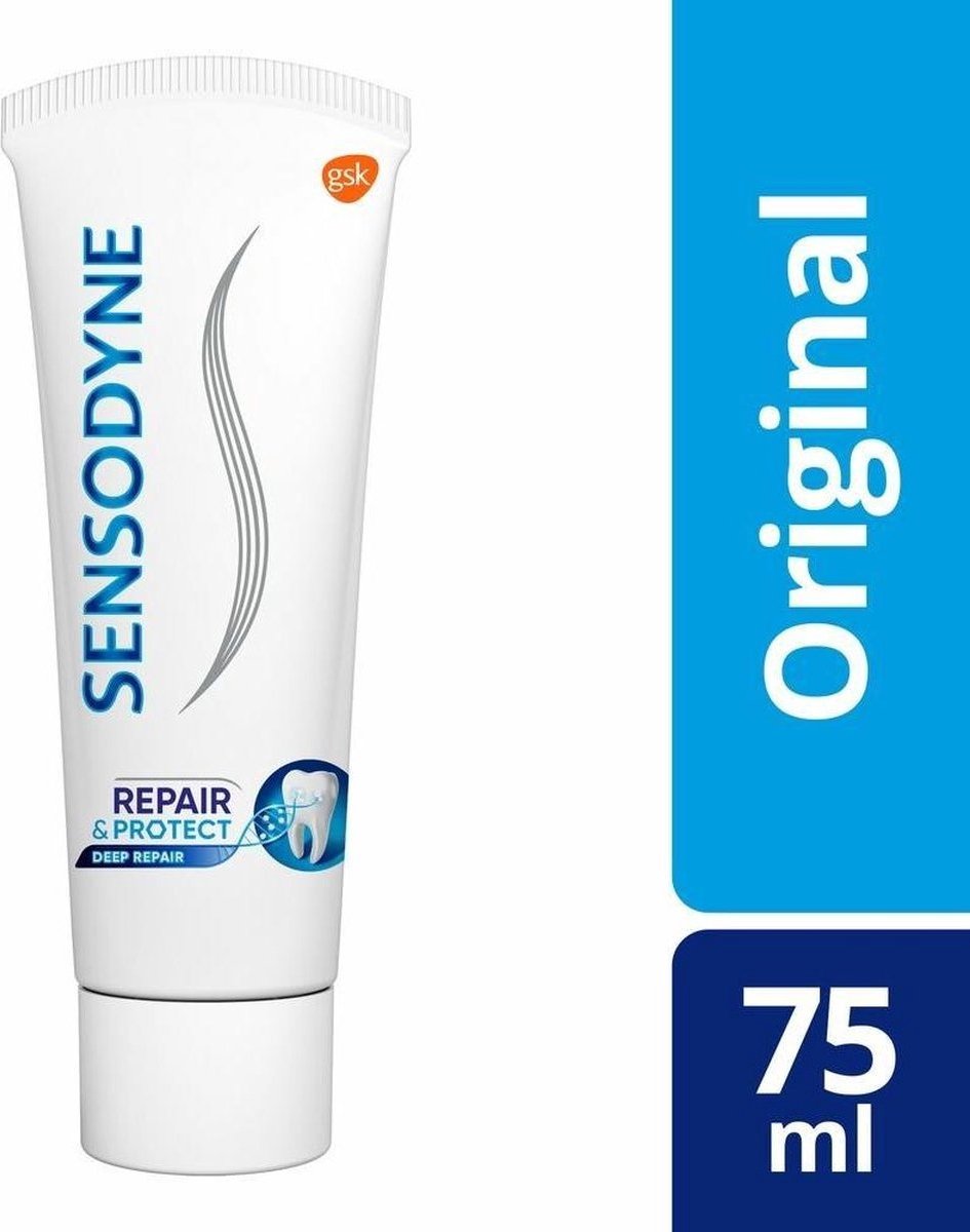 Goedkoopste Sensodyne Repair & Protect Tandpasta 6 x 75ml Voordeelverpakking