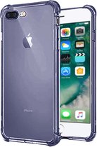 Smartphonica iPhone 7/8 Plus transparant siliconen hoesje - Donkerblauw / Back Cover geschikt voor Apple iPhone 7 Plus;Apple iPhone 8 Plus