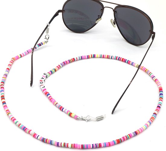 Cordon à lunettes LOVE - Chaîne pour lunettes de soleil - Multi | bol.com