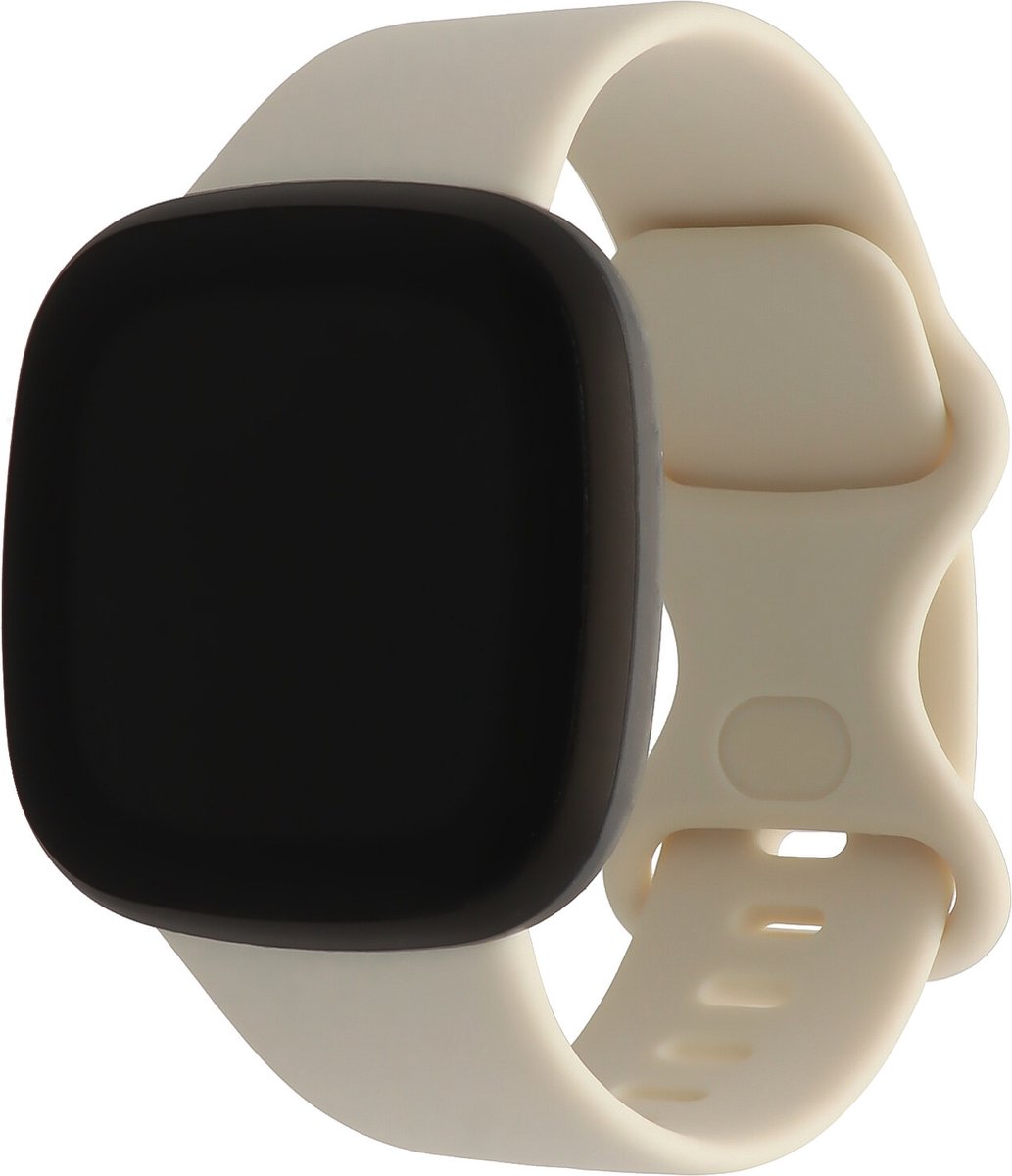 123watches sport band - abrikoos - ML - Geschikt voor Fitbit Versa 3 & 4 / Sense