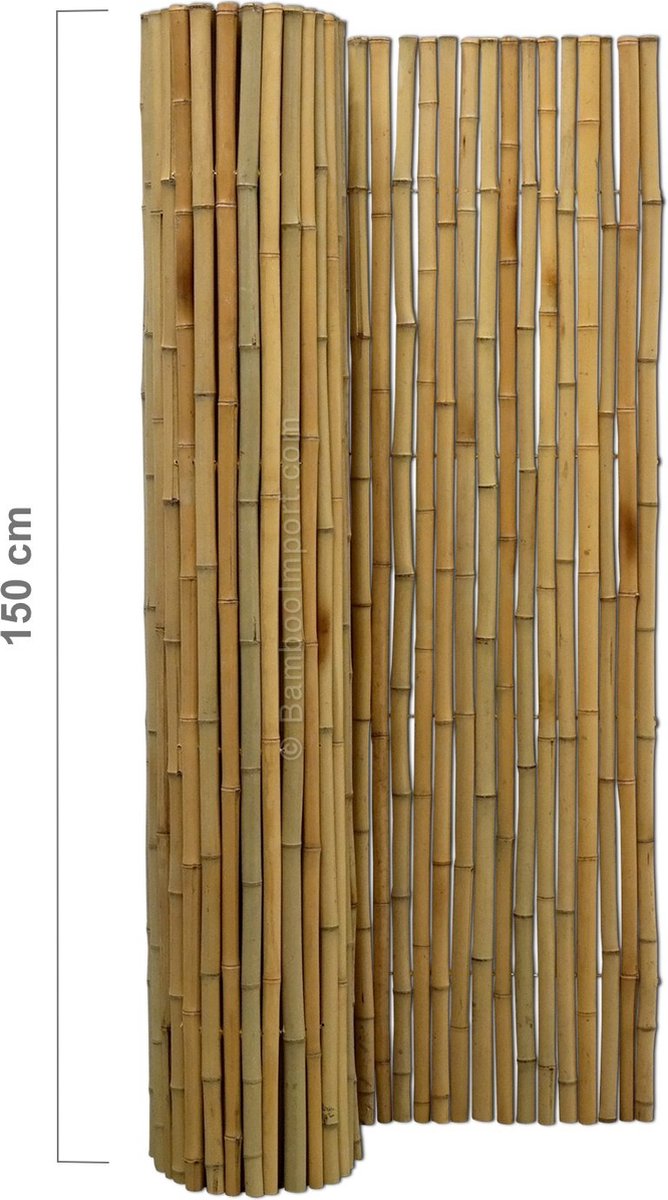 Bamboo Import Europe Bamboemat Regular Naturel 180 x 150cm