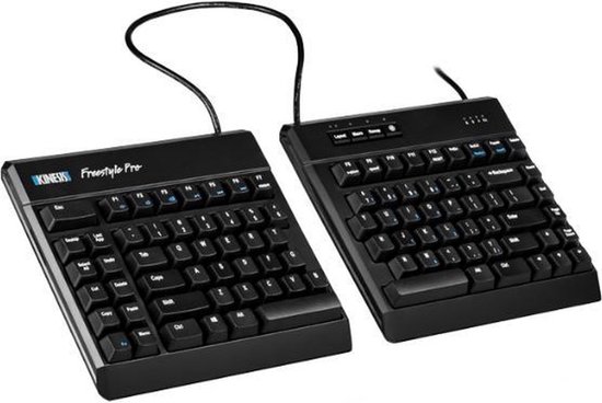 Kinesis Freestyle2 ergonomisch toetsenbord - splitsbaar - programmeerbaar - lichtgewicht - zwart