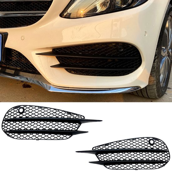 GSRECY Voorbumper Grill Mistlamp Luchtrooster Cover Compatibel