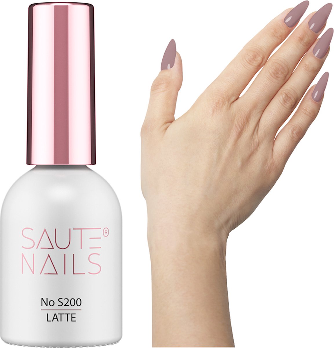 SAUTE Nails Nude UV/LED Gellak 8ml. - S200 Latte
