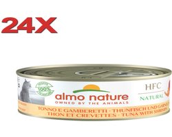 Almo Nature HFC - Kattenvoer - Tonijn & Garnaal - 24x150gr