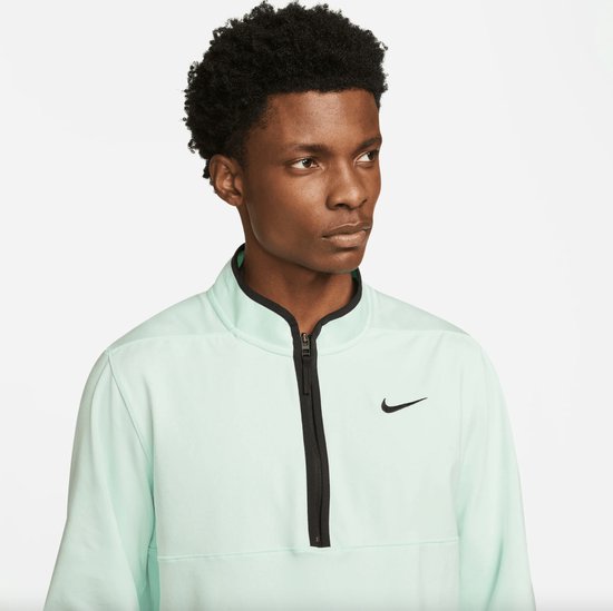 Nike Dri-Fit Victory Golf Sweater 1/2 Zip - Pull de golf pour homme - Stretch - Vert Apple - XL