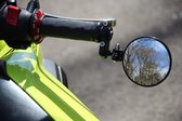 Bar End spiegels verstelbaar - Stuur Spiegels inklapbaar - Universele spiegels motor / scooter - Cadeau motor