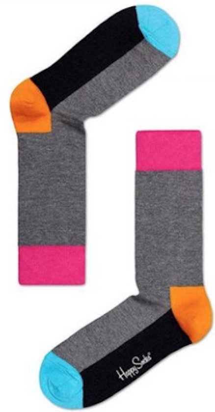 Happy Socks | maat 36/40 | Gekleurde tenen en boord