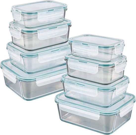 Opbergdozen, voorraadpotten set 20 stuks, voor het