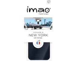 Imao New York - Luchtverfrisser - Voor in de auto - Zwart - 1 stuk